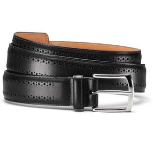 ALLEN EDMONDS MANISTEE DRESS BELT - “Black”